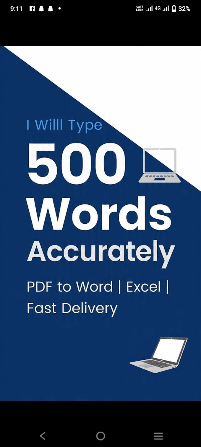 do fast and accurate PDF to word typing 100 percent accuracy