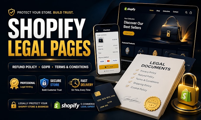 create gdpr privacy policy for app and shopify