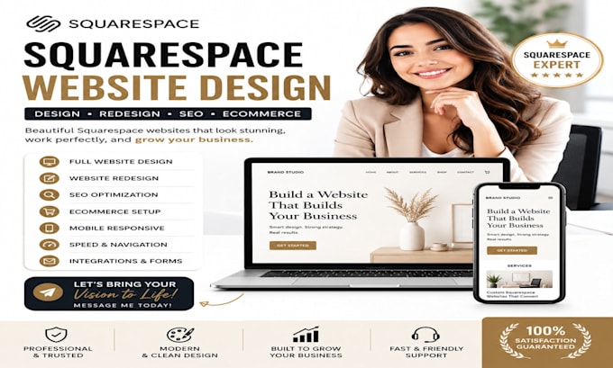 squarespace website design squarespace website redesign squarespace website SEO