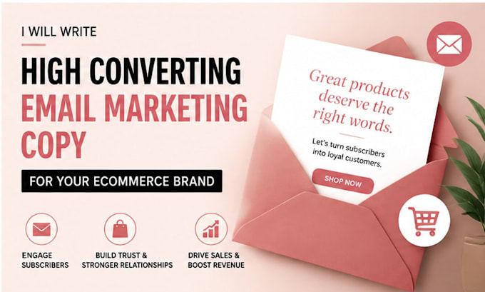 write high converting email marketing copy for your ecommerce brand