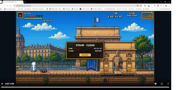 develop a 2d or 3d html5 and javascript game for browser