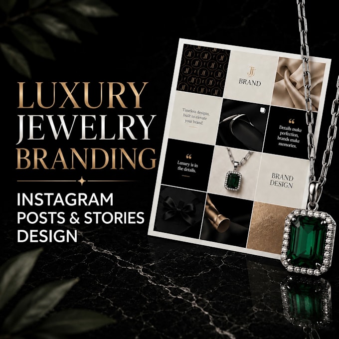 design luxury instagram posts and feeds
