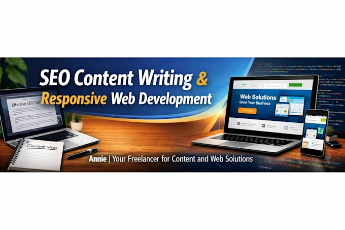 create SEO friendly content and responsive websites