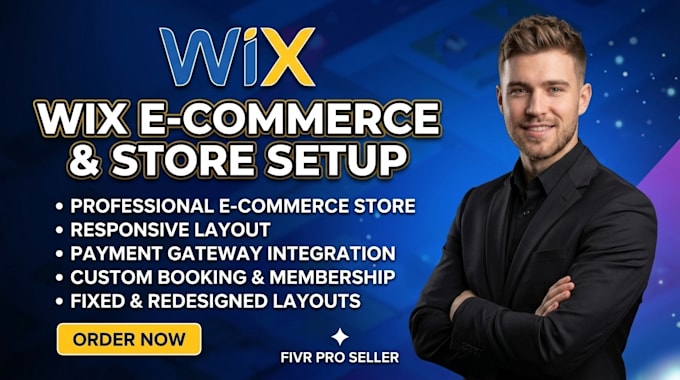 do wix studio design, wix ecommerce website,wix shop and wix online store