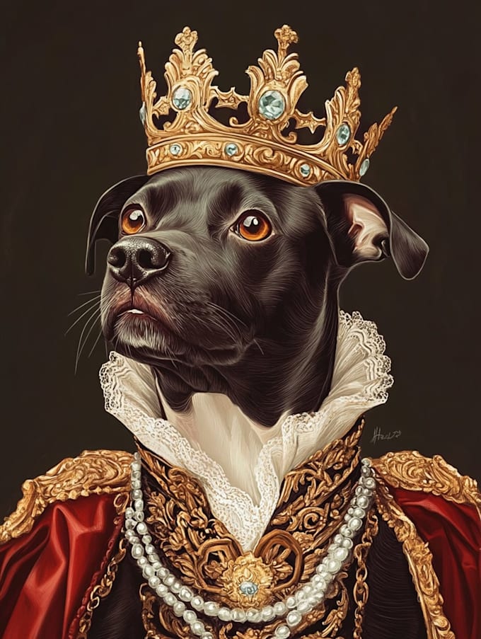 draw memorial pet portrait from photo