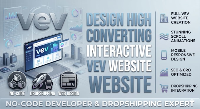 design high converting interactive vev website