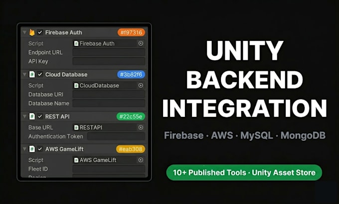 integrate backend into your unity game