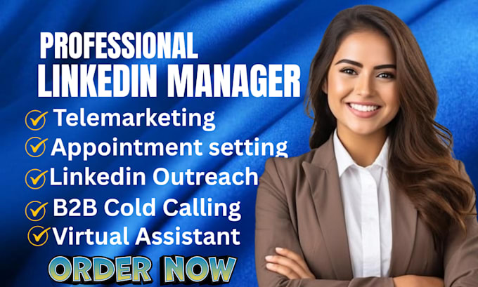 b2b appointment setting linkedin manager telemarketing