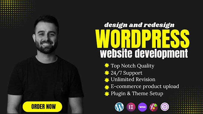 build, design, or rebuild wordpress website and elementor website