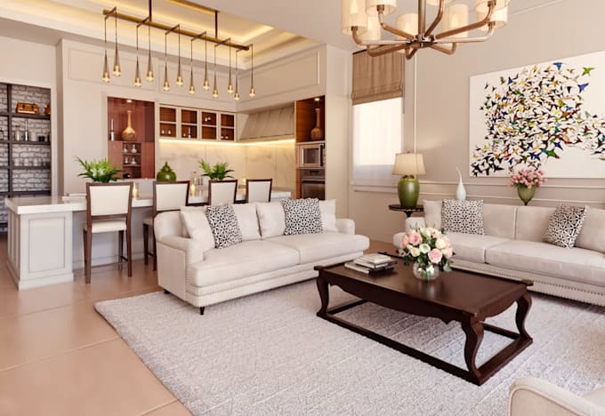 create real estate promo video 3d property walkthrough cgi animation rendering