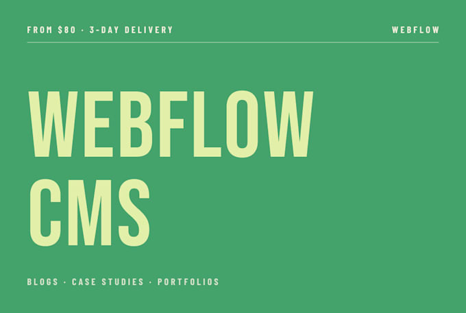set up your webflow cms with collections and dynamic pages