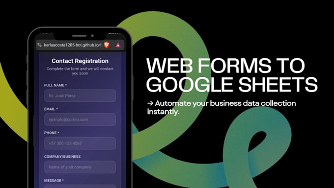 build a custom web form that autosaves to google sheets