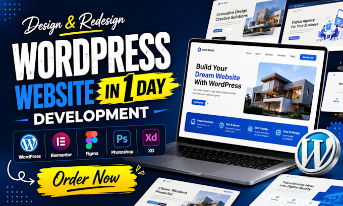 design or redesign wordpress website, landing page expert