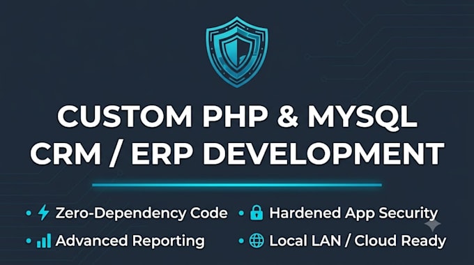 build offline online custom erp for small single business