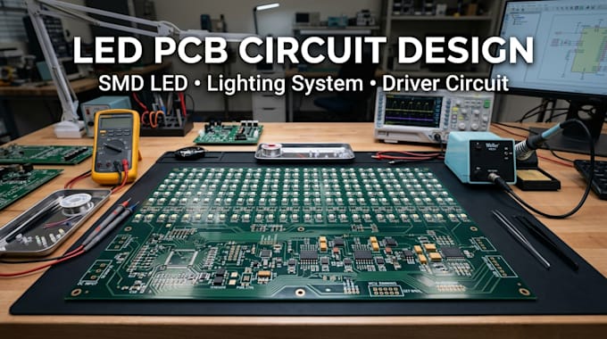 design led pcb circuit, smd led board and lighting system design