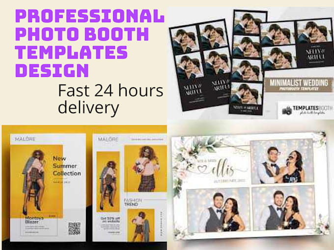 do photo booth template picture merge combine resize