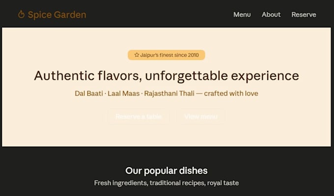 design a responsive website using HTML CSS and javascript