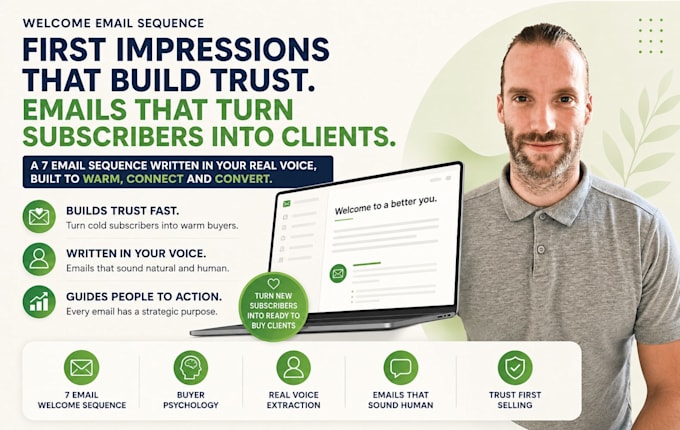 write a wellness welcome sequence that turns subscribers into buyers