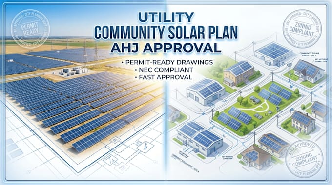 utility community solar plan ahj approval