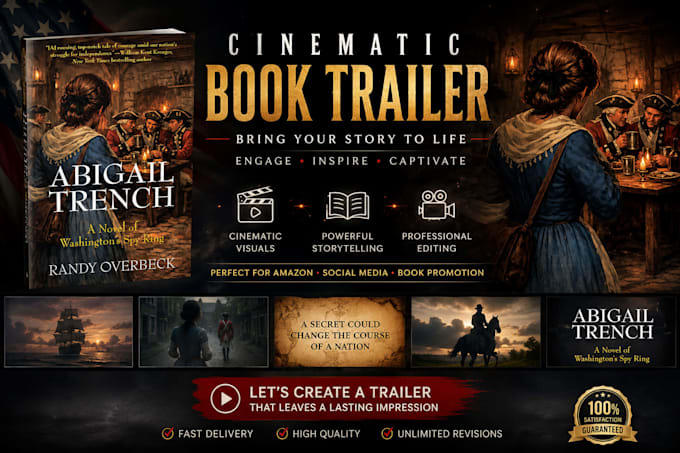 create an cinematic book trailer