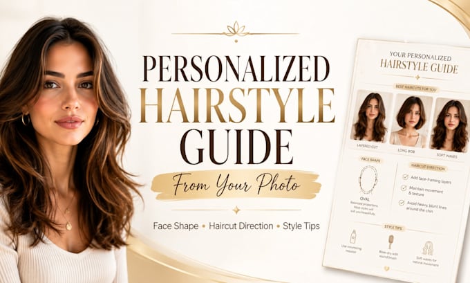 create a personalized hairstyle guide based on your photo