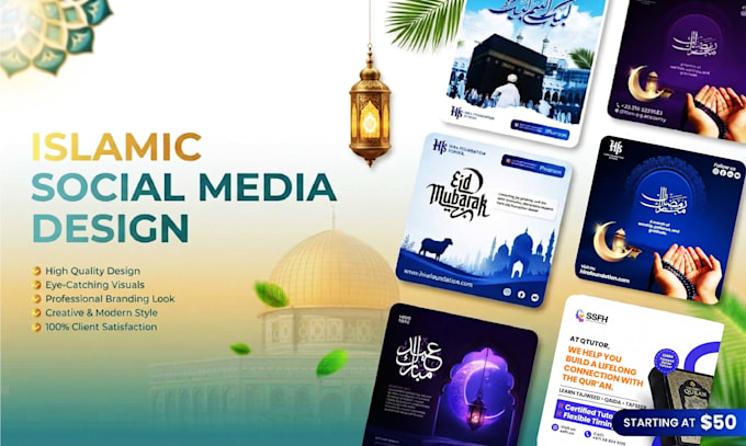 design culturally authentic islamic event professional flyer
