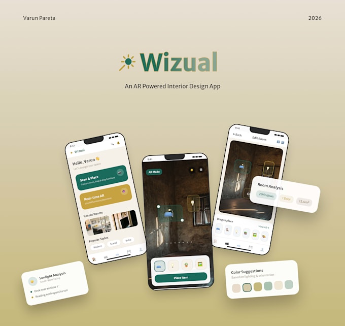 design clean UI UX for mobile apps and websites