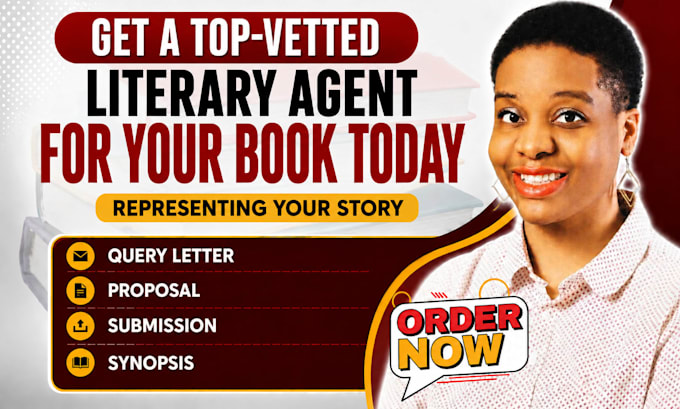 find submit book to top vetted literary agent write  query letter, book proposal