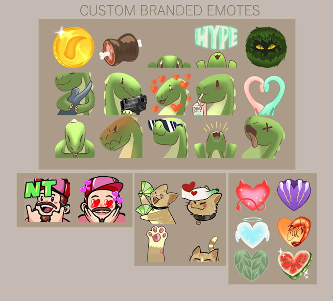 create custom emotes for you
