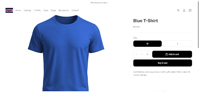 upload products to your shopify store