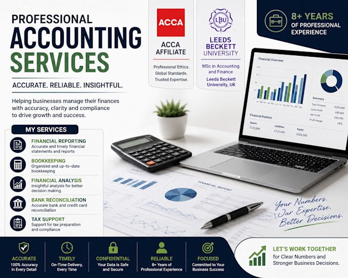 do financial reporting and vat preparation