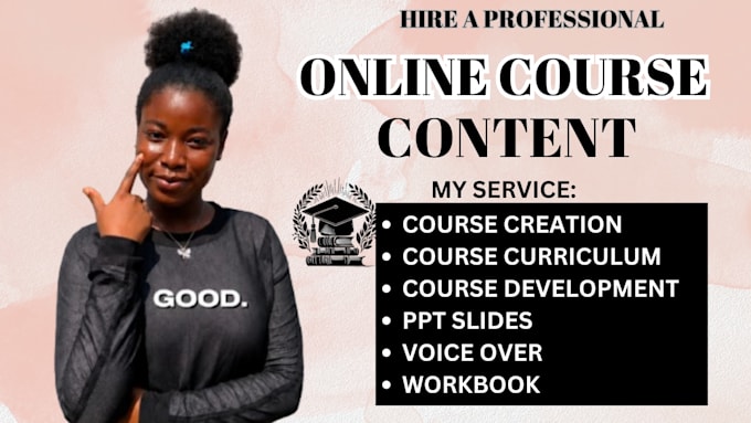 create online course content course curriculum course creation ppt video script