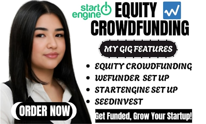 set up your wefunder or startengine equity crowdfunding campaign