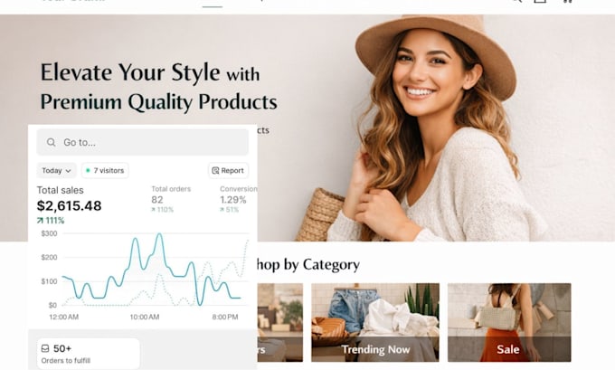 shopify store design shopify store redesign shopify website design shopify store