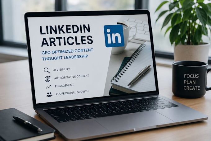 write GEO optimized linkedin articles for ceos and brands