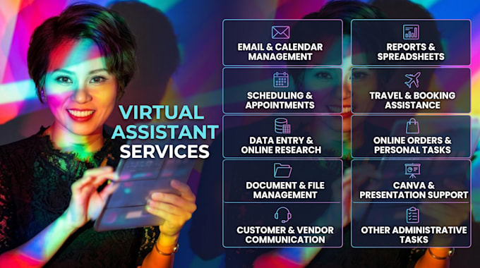 be your virtual assistant for administrative and  office support