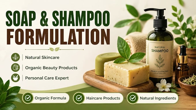 formulate natural soap shampoo and personal care products