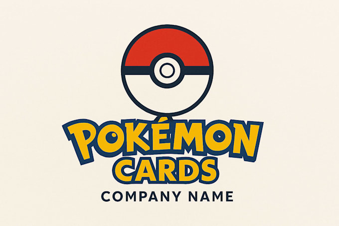 design a modern pokemon cards logo with new concepts