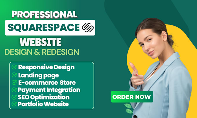 build squarespace website design redesign squarespace website development update