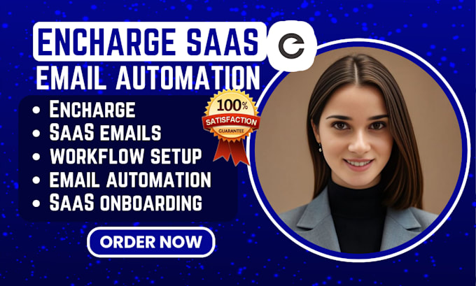 encharge email automation setup saas onboarding workflow campaign setup email