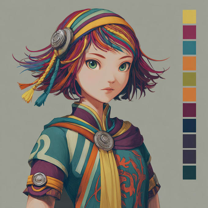 design a anime character