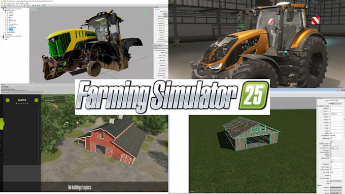 create realistic farming simulator vehicle mods with textures and animation