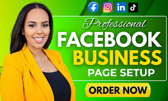 create and setup facebook business page