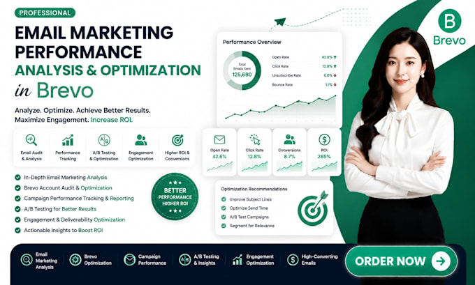 setup a brevo email campaign, analysis and optimization