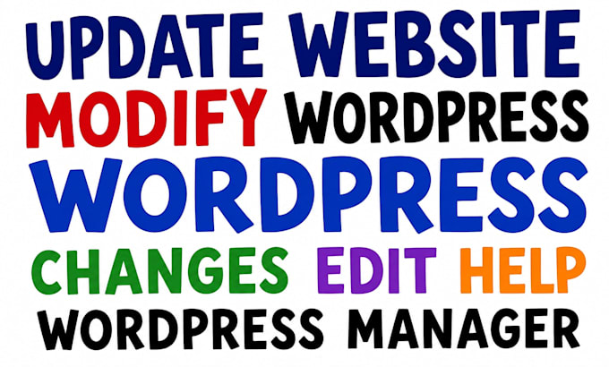 update website, edit wordpress, fix wordpress issues and make changes