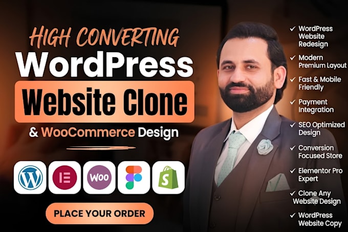 copy clone duplicate or redesign wordpress website using elementor pro