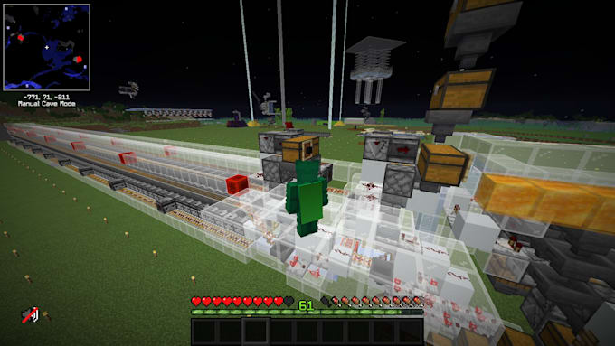 build any automatic minecraft farm in java or bedrock