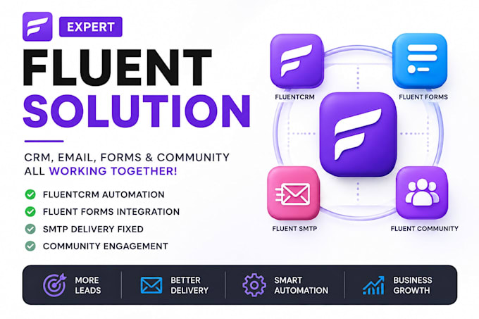 fluentcrm, fluent smtp, fluent community, fluent form expert