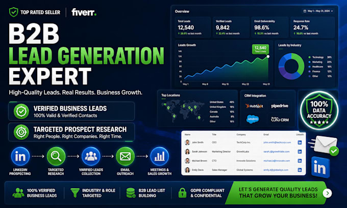 do targeted b2b lead generation and high ticket sales closing