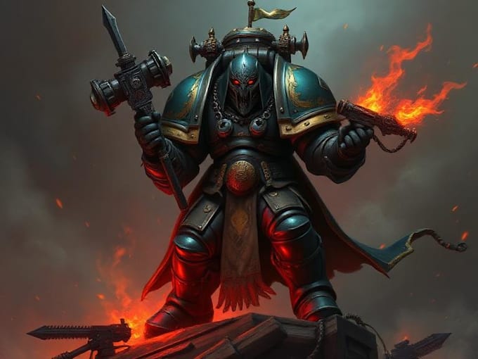 create warhammer 40k art